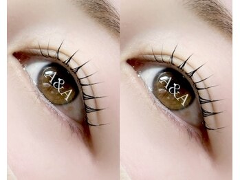 アイラッシュサロン エーアンドエー(eyelash salon A&A)/韓国風束感パーマ立ち上げ