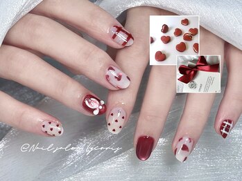 【151】バレンタインネイル