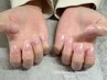 【ハンドネイル】ツヤツヤ＊クリアネイル¥4000