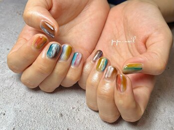 ププネイル(pupu.nail)の写真/《自爪に優しいパラジェル対応◎》ショートネイルだからこそ映えるデザインで自分らしいネイルが楽しめる★