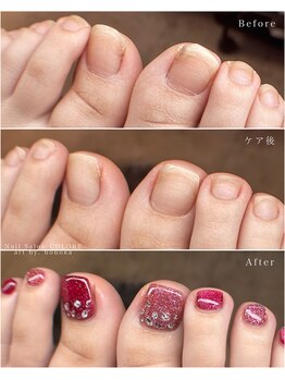 クロレ(Nail Salon COLORE)/フットネイル　担当:粥川
