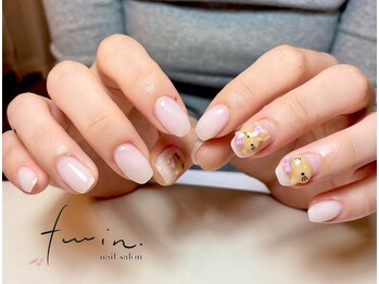 ツインネイル 塩釜口店(twin.nail)/ちゅるんワンカラー