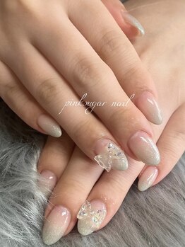 ピンクシュガーネイル(pink sugar nail)/定額デザイン♪
