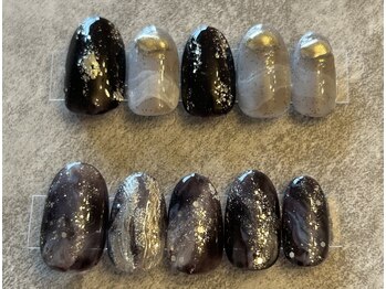 ブラウンネイル(brown nail)/〈定額デザイン7000円〉