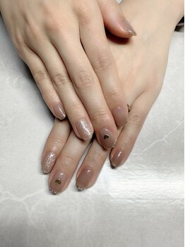 ココ(Coco)/ミラーフレンチネイル