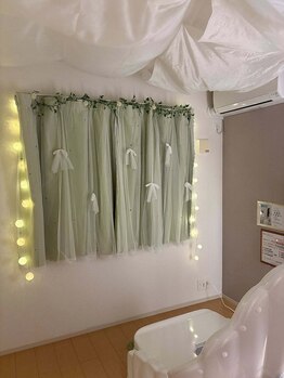 ヨサパーク 葵 坂東店(YOSA PARK Aoi)/施術室ルルオン部屋です個室完備