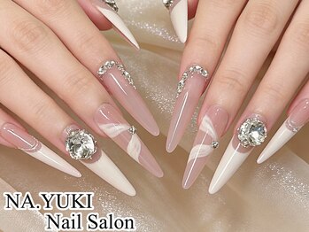 ナユキ 吉祥寺店(NA.YUKI)/パーツフレンチピンクネイル