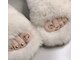 アイリスネイル(Irises Nail)の写真/足元まで抜かりなくキレイに◎ デザイン豊富なフットネイル5500円 ～[マグネット/ワンカラー/デザイン]