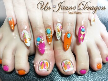 アン ジョーヌドラゴ/お揃いネイル☆