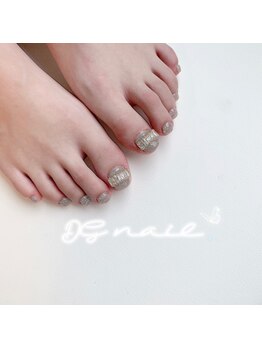 ディージーネイルサロン 渋谷店(DG nail salon)/ギャラクシーネイル，パーツ別途