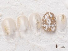 アイネイルズ 横浜WEST店(I-nails)/大人レオパード8000円