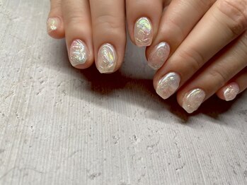 ネイルアンドアイラッシュスタジオ シュシュ(chouchou)/うるうるショート春夏秋冬