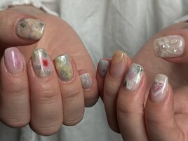 【Miyuu】お花ネイル　心斎橋