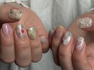 【Miyuu】お花ネイル　心斎橋