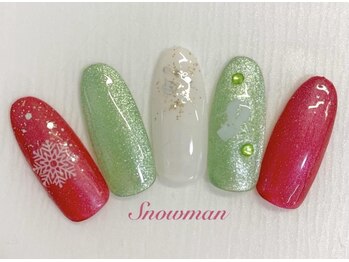 はあとねいる 王子店/【11月限定】雪だるま