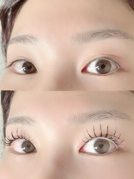 イル(ile)の写真/【もちのよさ×口コミ高評価!】歴10年で培った技術で自まつげが細い/少ない方に合わせたデザインを実現♪
