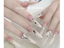 ユニコーンネイル 原宿表参道(unicorn nail)/チップ長さだし10本デザイン