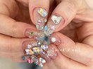 宝石持ち込みデザインネイル