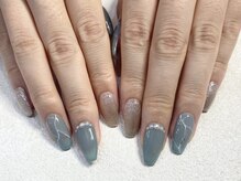 アイミーモア 国立店(aimer more)/マグネット×大理石ネイル