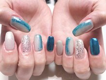 ネイルサロン マハロ 横浜四季の森フォレオ店(Nail Salon Mahalo)/縦グラニュアンスネイル