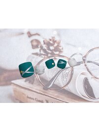 11月 フットネイルアート