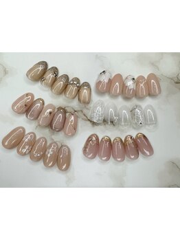 ショートネイルデザインが豊富