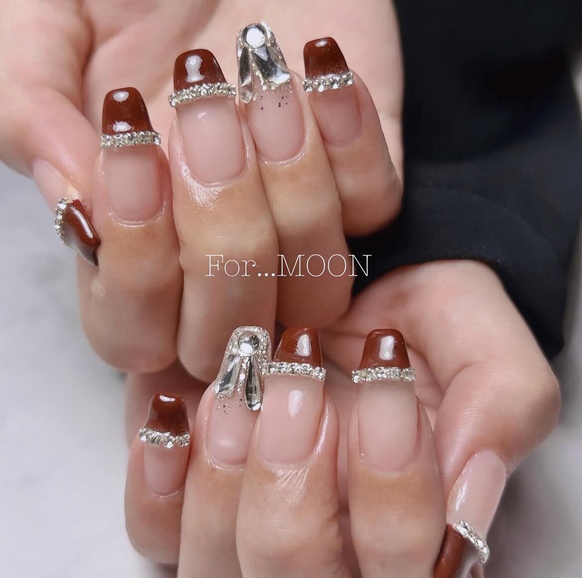 ネイルチップ・付け爪 moon How to matte moon nail - 2019 maineenail - YouTube