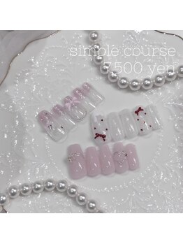 アミスネイル 渋谷店(amisnail)/【1月】simpleコース¥7,500