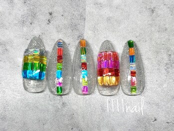イチイチイチイチネイル(1111nail)/カラフル♪