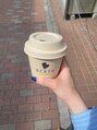 3731ピラティス 代々木上原(3731pilates)&nbsp;コーヒー片手にお散歩。