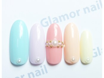 グラマーネイル(Glamor nail)/パステルカラー☆¥7,500