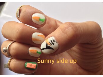 サニーサイドアップ ネイル(Sunny SideUp nail)/人参ネイル▲