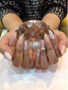 エスフィーネイルサロン ブリーユ(Esfy nailsalon Brille)/春ピンクネイル