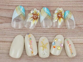 ネイルアンドアイラッシュ テラ 明石店(nail&eyelash Terra)/オフ+ケア付☆定額コース
