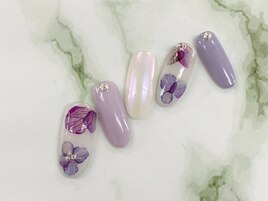 あじさいネイル