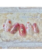 ネイルサロン クイル(QUILL)/９月コスモス（１）