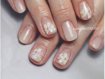 ネイルルーム セレッソ(CEREZO)/フラワーネイル