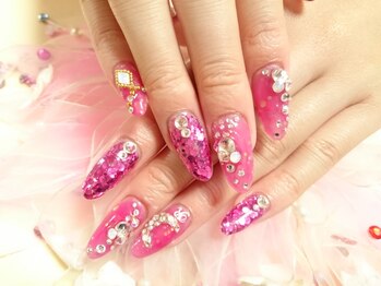 クリスタルネイル(CrystalNail)/スカルプ デザインサンプル