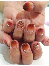 トータルサロン 白べぇーっ プラス/ブラウン☆ネイル