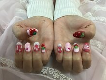 ネイルサロン パピリオ(Nail Salon papilio)/イチゴネイル