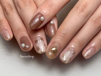 スノー ドロップ(Snow drop)/ハートネイル