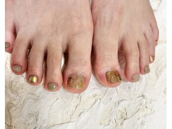 ユーミー(Yu_me)/《MIZUKI》フットネイル