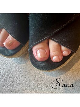 サナ 久が原 千鳥町(S’ana)/フットツヤツヤネイル¥9000