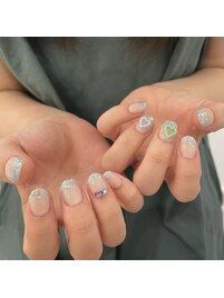 推しカラーネイル
