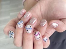 アース コアフュールボーテ 新潟中野山店 (EARTH Coiffure beaute')/アシメントリーネイル　12500円