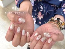 アテ(ate)/ベージュツイード