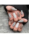 leopard × white