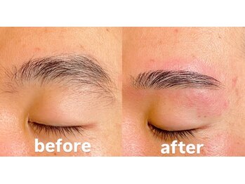 トップルック 横浜店(TOP LOOK)/メンズ眉毛ビフォーアフター