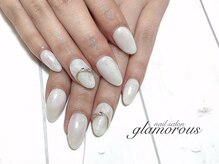 ネイルグラマラス 西新井店/《パラジェル》上品 ホワイト