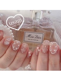おまかせ可愛いガーリーネイル